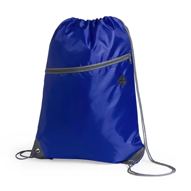SAC À DOS PERSONNALISABLE AVEC POCHE ZIPPÉE 'KANTO' - bleu