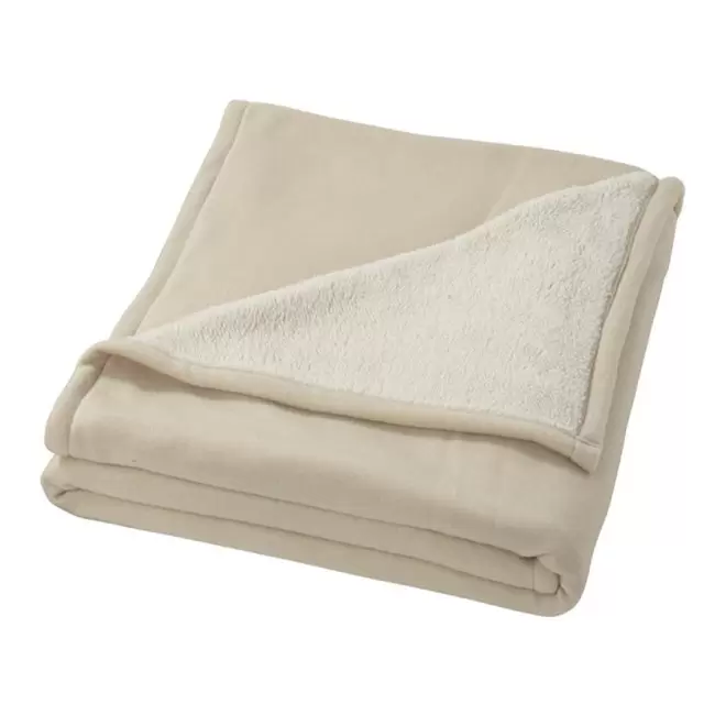 COUVERTURE PERSONNALISABLE 'VOLNA' - blanc cassé