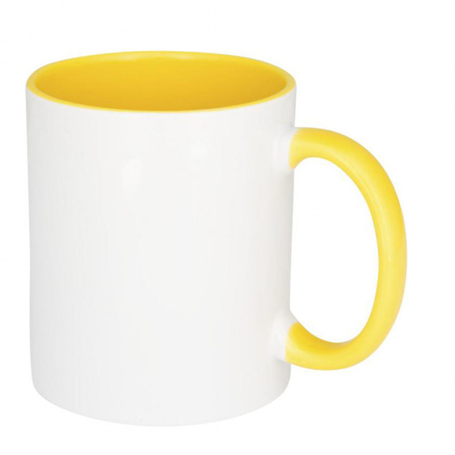 MUG PUBLICITAIRE 300ML 'SYLVIA' - jaune