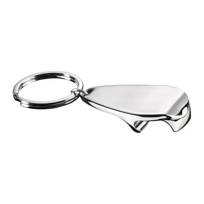 PORTE-CLES PERSONNALISABLE 'METALO' - décapsuleur