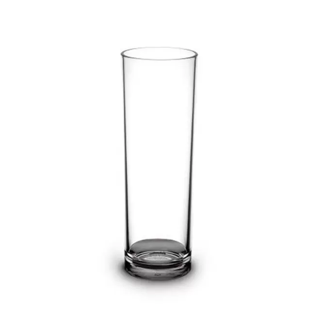 VERRE TUBE PERSONNALISABLE 200 ML 'LONGO DRINKO' - transparent