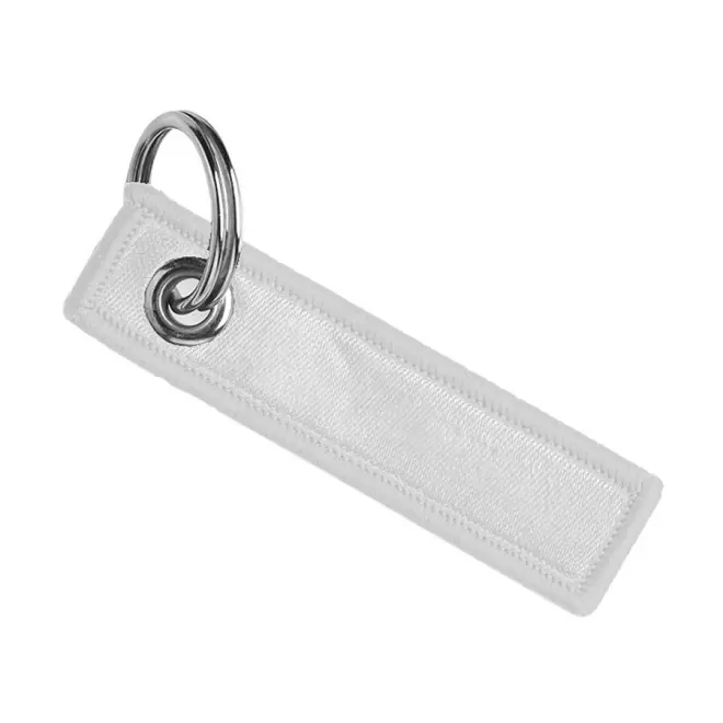 PORTE-CLÉS PUBLICITAIRE TISSÉ 'WING RPET'  - sur-mesure