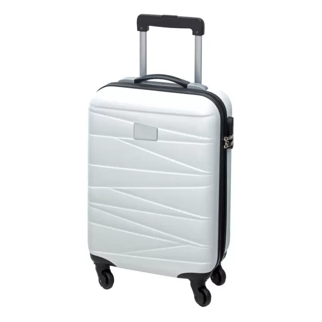 VALISE TROLLEY CABINE PUBLICITAIRE 'PADUA' - blanc