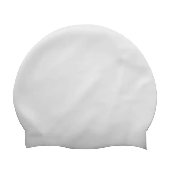 BONNET DE BAIN SILICONE PERSONNALISABLE 'BALISTE LIGHT' - blanc
