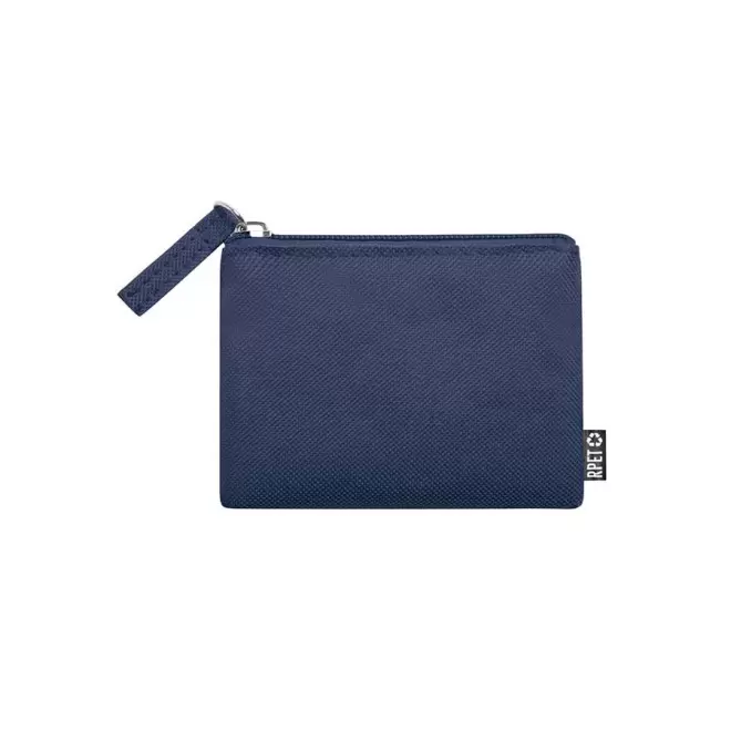 PORTE-MONNAIE PERSONNALISABLE EN RPET 'BLAZE' - bleu marine