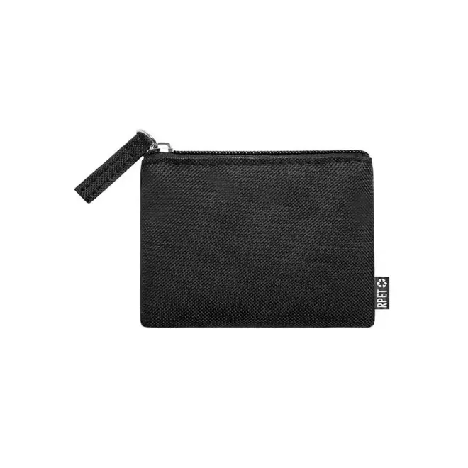 PORTE-MONNAIE PERSONNALISABLE EN RPET 'BLAZE' - noir