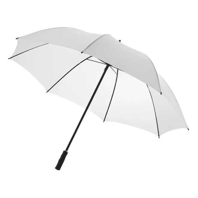 PARAPLUIE PERSONNALISE MANCHE DROIT A OUVERTURE AUTOMATIQUE 'BELLSHILL' - blanc