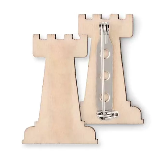 PINS PERSONNALISABLES EN BOIS 'YARI' - sur mesure