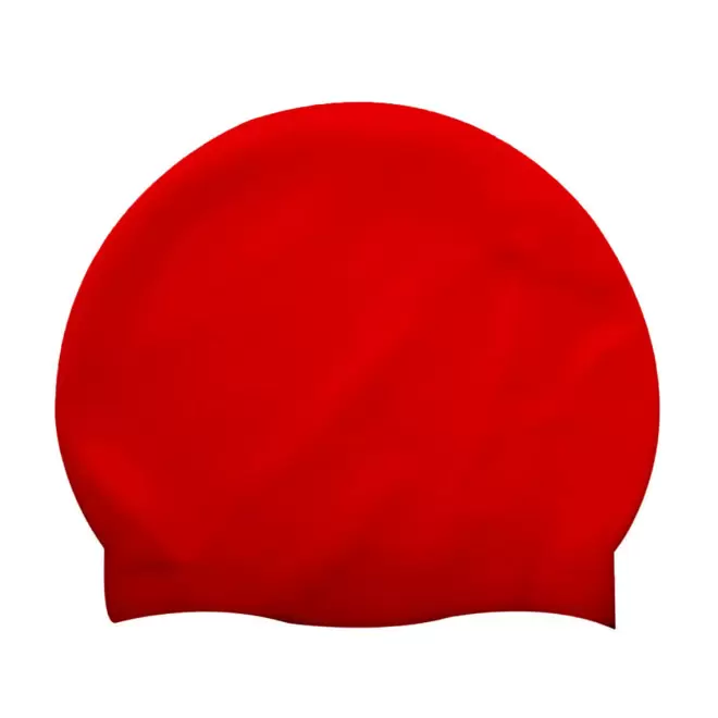 BONNET DE BAIN SILICONE PERSONNALISABLE 'BALISTE LIGHT' - rouge