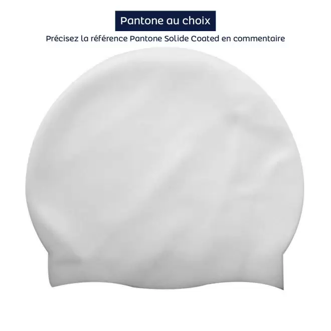 BONNET DE BAIN SILICONE PERSONNALISABLE 'BALISTE LIGHT' - pantone