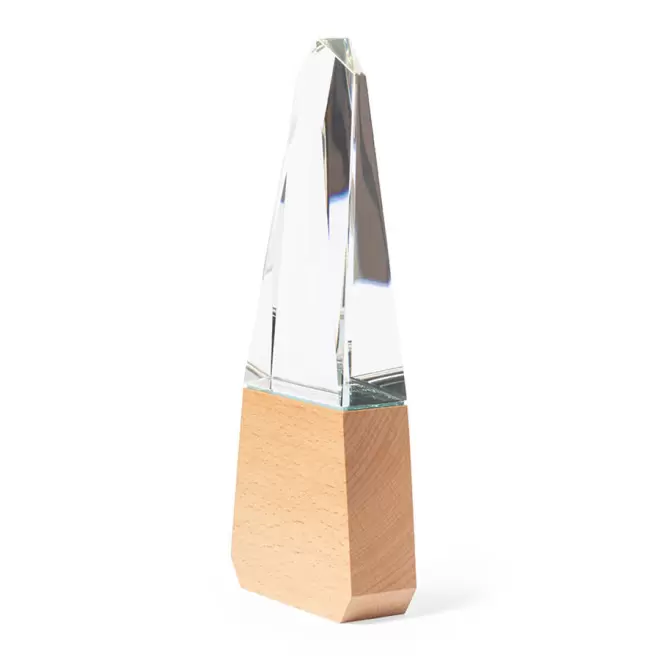 TROPHÉE PERSONNALISABLE EN VERRE ET BOIS 'KAYNA MENHIR' - bois