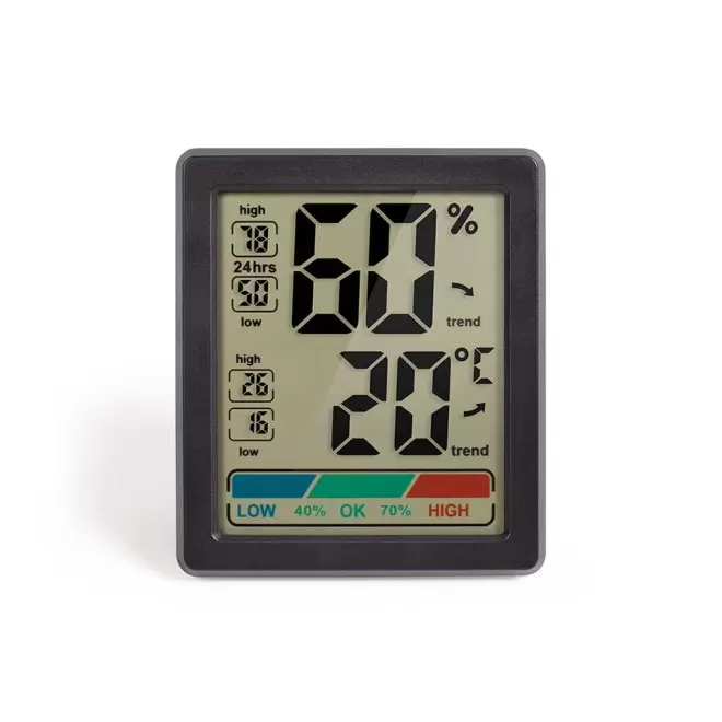 THERMOMÈTRE PUBLICITAIRE LIVOO® 'THERGRO' - noir