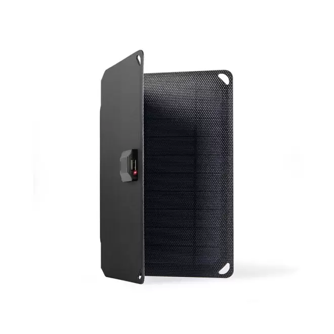PANNEAU SOLAIRE PUBLICITAIRE 10W LIVOO® 'PANSO' - noir