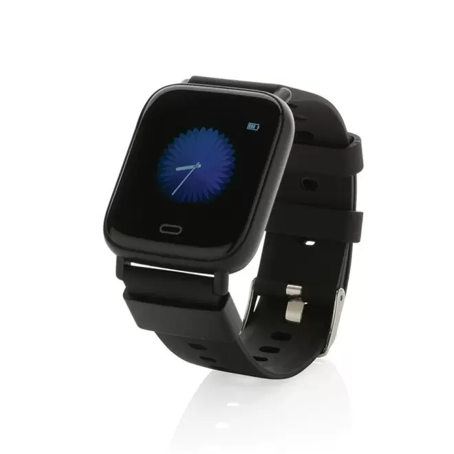 MONTRE CONNECTÉE PERSONNALISABLE 'RECYCLEFIT' - noir