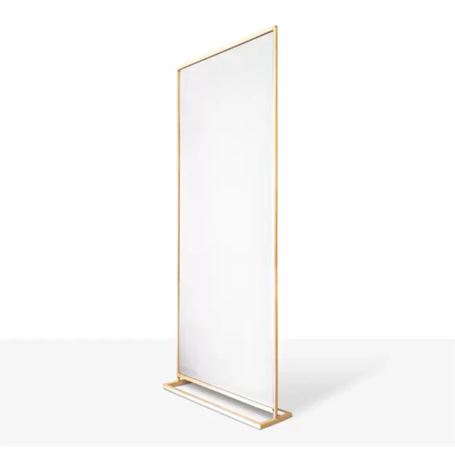 BANNER PUBLICITAIRE EN BOIS 'REKA' - blanc/bois