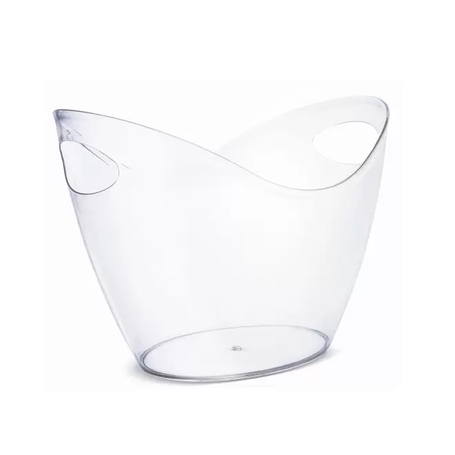 SEAU A BONBONS PERSONNALISABLE 4L 'CANDYBAR CLEAR' - transparent