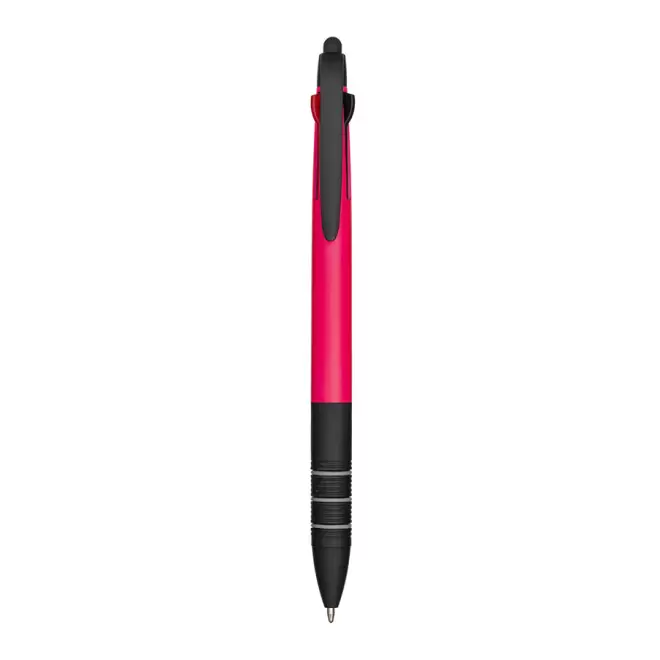 STYLO PUBLICITAIRE 3 COULEURS AVEC STYLET 'MAYALL' - fuchsia