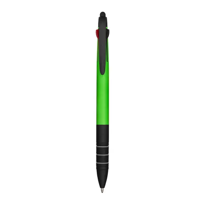 STYLO PUBLICITAIRE 3 COULEURS AVEC STYLET 'MAYALL' - vert pomme