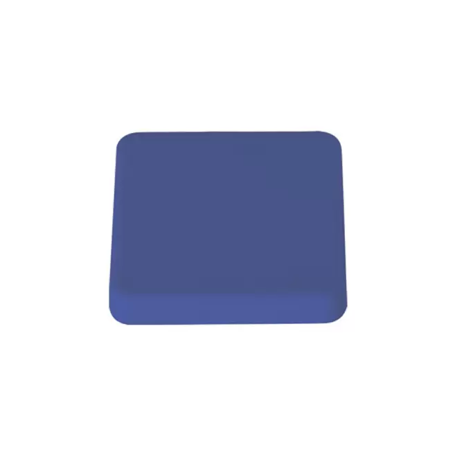 MAGNET PUBLICITAIRE CARRÉ COULEUR 'WILMA' - bleu foncé 3 cm