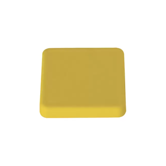 MAGNET PUBLICITAIRE CARRÉ COULEUR 'WILMA' - jaune 3 cm