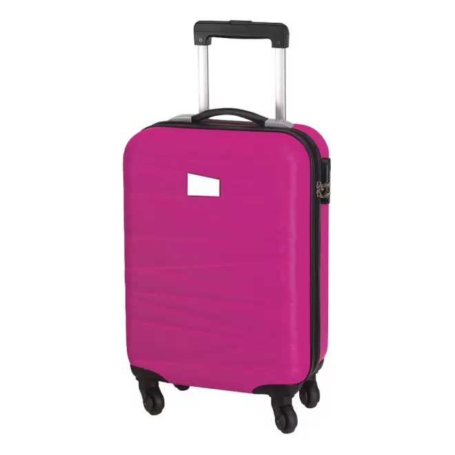 VALISE TROLLEY CABINE PUBLICITAIRE 'PADUA' - rose