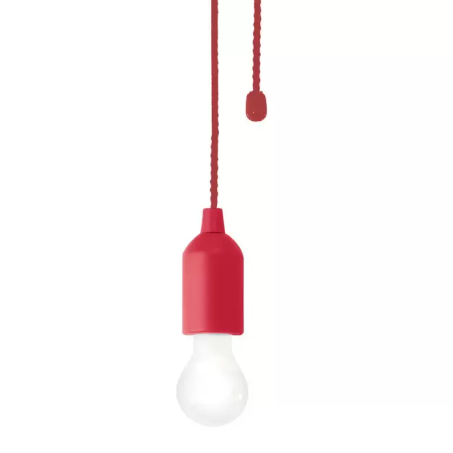 LAMPE LED PERSONNALISÉE 'AMPULL' - rouge