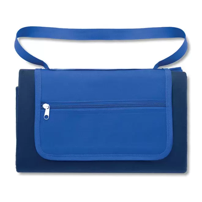 COUVERTURE PERSONNALISABLE POUR PIQUE-NIQUE 'COUVPIC' - bleu