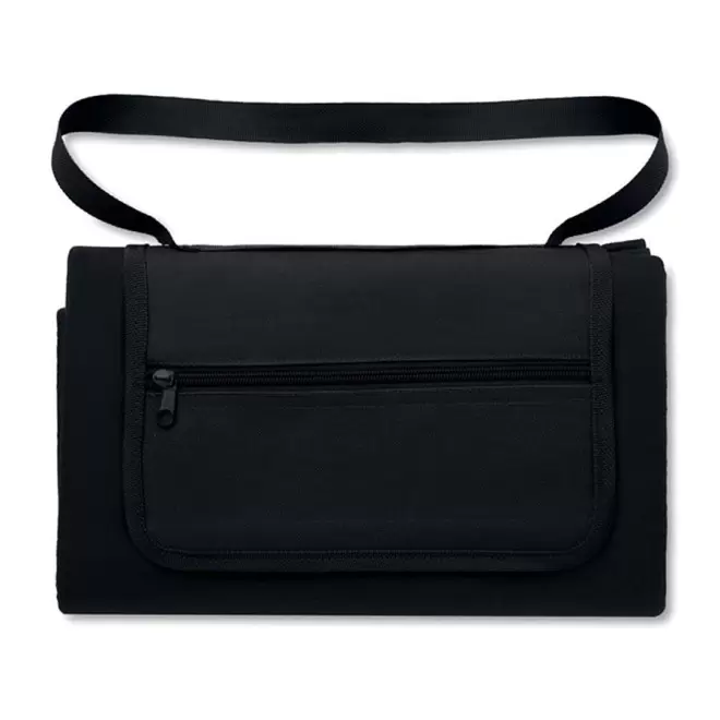 COUVERTURE PERSONNALISABLE POUR PIQUE-NIQUE 'COUVPIC' - noir