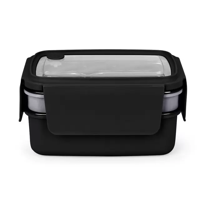 LUNCH BOX PUBLICITAIRE ISOTHERME LIVOO® 'ISOBOX'  - noir