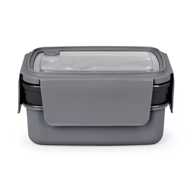 LUNCH BOX PUBLICITAIRE ISOTHERME LIVOO® 'ISOBOX' - gris