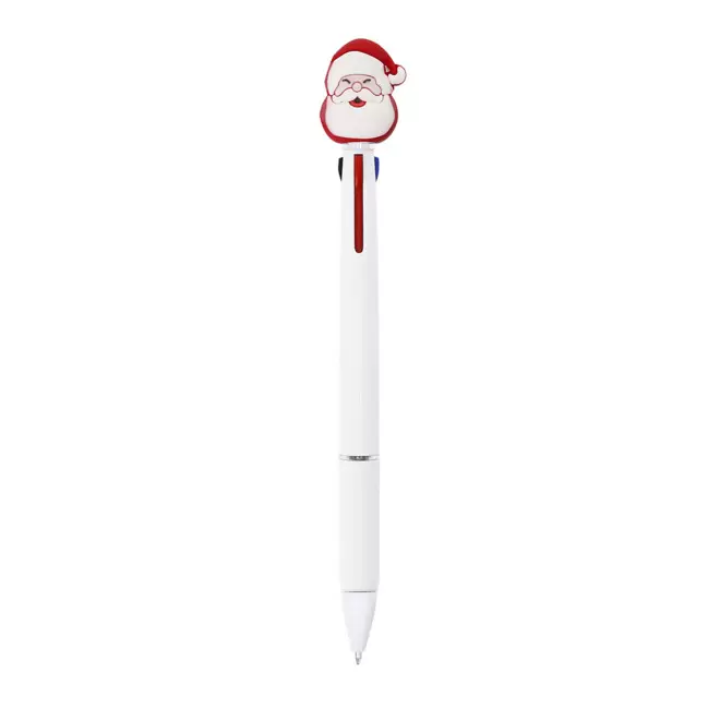 STYLO MULTICOLORE PERSONNALISABLE 'XMAS' - rouge