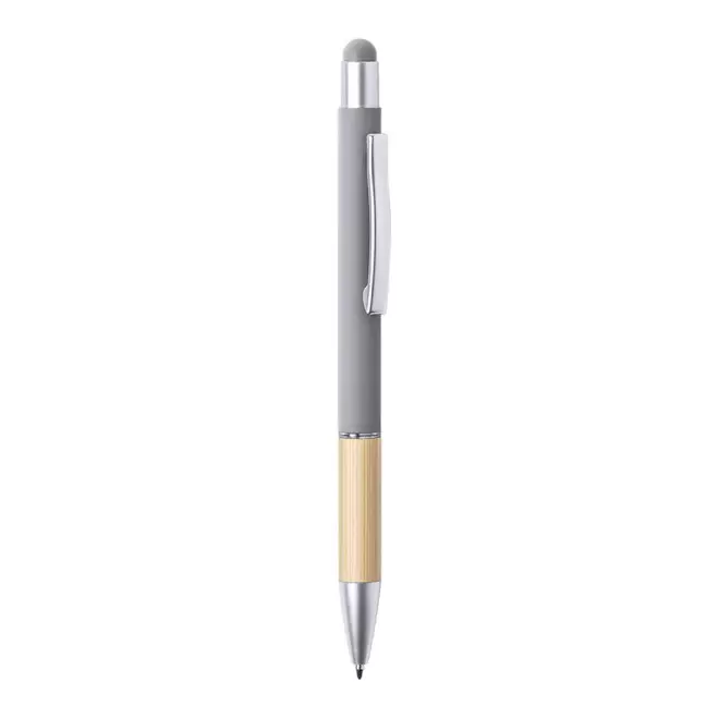 STYLO PUBLICITAIRE EN ALUMINUM 'ALUSTI SOFT TOUCH' - gris