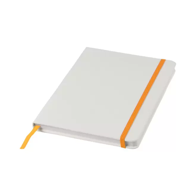 CARNET PUBLICITAIRE A5 'AURELIEN' - blanc/orange