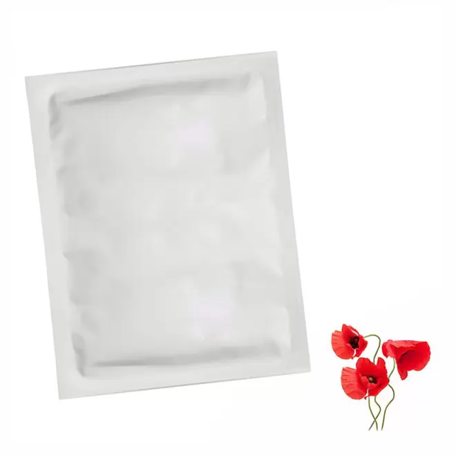 SACHET DE GRAINES PERSONNALISABLE EN QUADRI  'PLANTAI S' - coquelicot