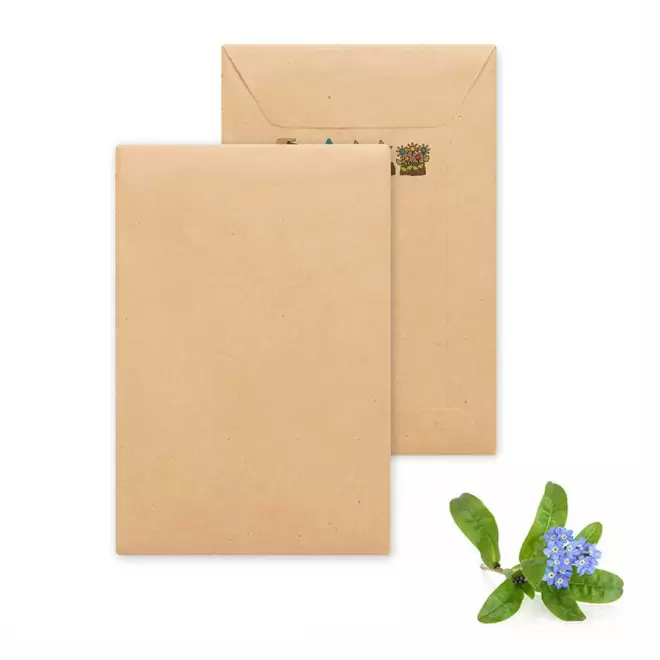 SACHET DE GRAINES PERSONNALISABLE 'FLAURE QUADRI' - myosotis
