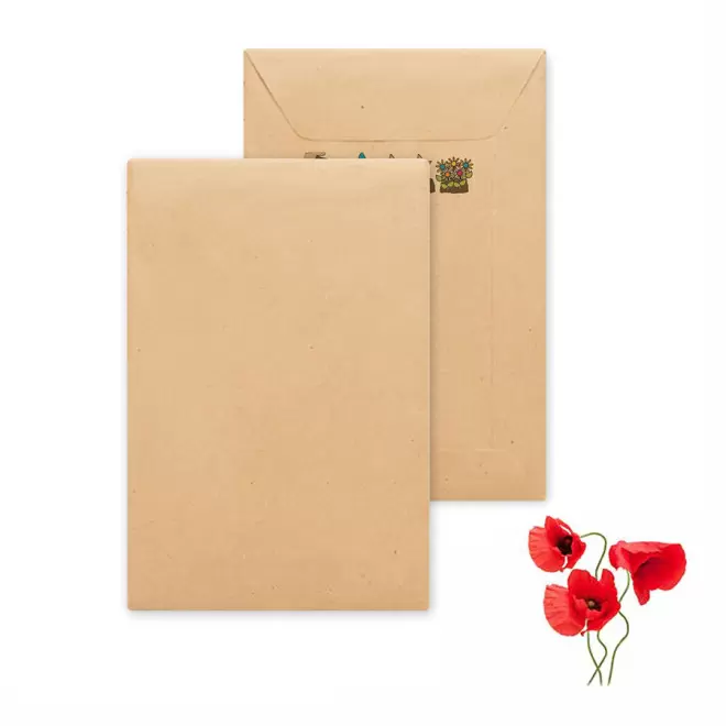 SACHET DE GRAINES PERSONNALISABLE 'FLAURE QUADRI' - coquelicot