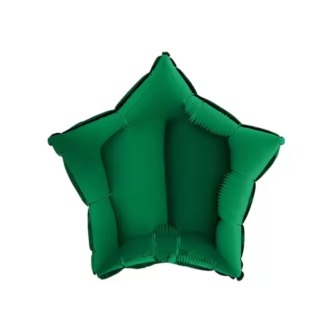 BALLONS PERSONNALISÉS EN MYLAR 'MYLA ÉTOILE' - vert foncé