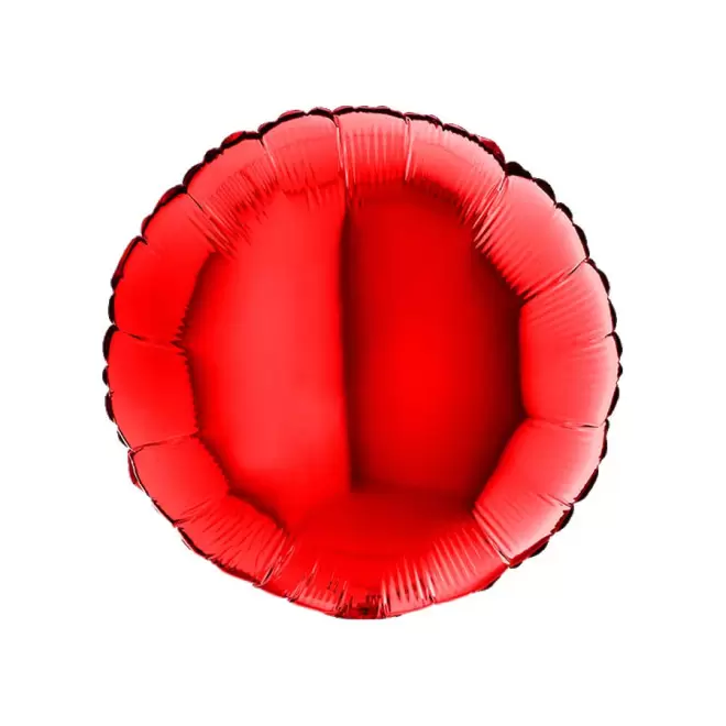 BALLON PERSONNALISÉ EN MYLAR 'MYLA ROND' - rouge