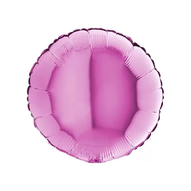 BALLON PERSONNALISÉ EN MYLAR 'MYLA ROND' - fuchsia