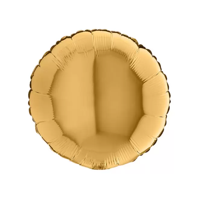 BALLON PERSONNALISÉ EN MYLAR 'MYLA ROND' - doré
