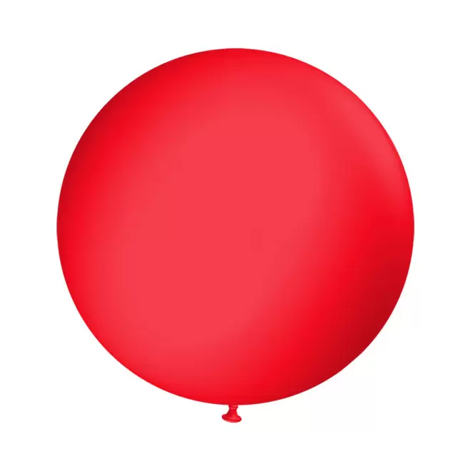  BALLONS DE BAUDRUCHE GÉANTS PERSONNALISÉS 'LUFTA' - rouge