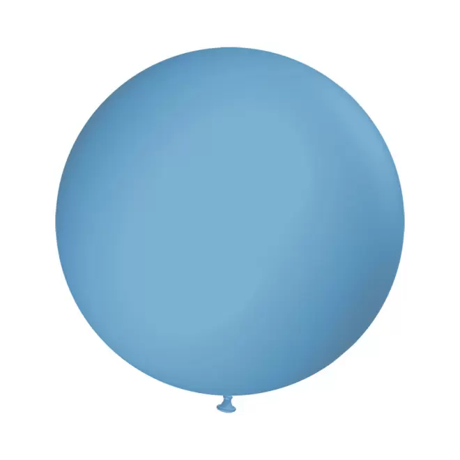  BALLONS DE BAUDRUCHE GÉANTS PERSONNALISÉS 'LUFTA' - bleu clair