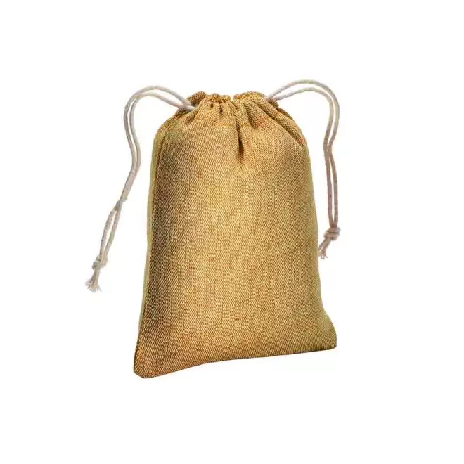 POCHETTE PERSONNALISÉE EN COTON 'SAKOULA RECYCLÉ' 150 GR/M² - jaune