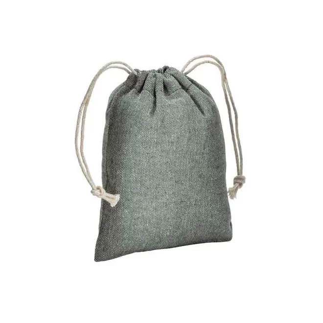 POCHETTE PERSONNALISÉE EN COTON 'SAKOULA RECYCLÉ' 150 GR/M² - vert