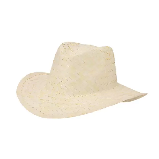 CHAPEAU DE PAILLE PUBLICITAIRE 'DIANE' - paille claire