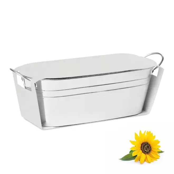 BAC A PLANTES PUBLICITAIRE 'BACAN BLANC' - tournesol