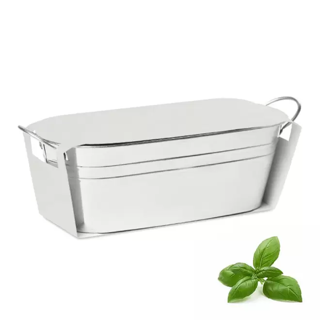 BAC A PLANTES PUBLICITAIRE 'BACAN BLANC' - basilic