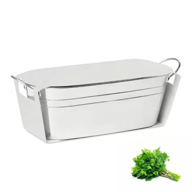 BAC A PLANTES PUBLICITAIRE 'BACAN BLANC' - persil