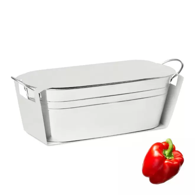 BAC A PLANTES PUBLICITAIRE 'BACAN BLANC' - poivrons