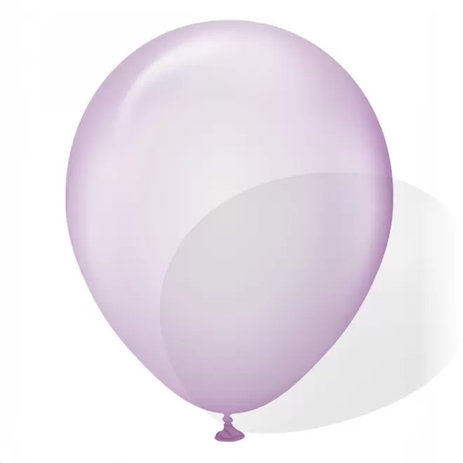 LOT 100 BALLONS DE BAUDRUCHE PUBLICITAIRES ø30 CM 'LUFT' - transparent violet